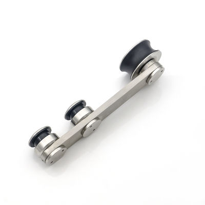 Бесрамочный стеклянный душевой зал Rolling Barn Sliding Door Track Hardware Kit с акриловой подножкой