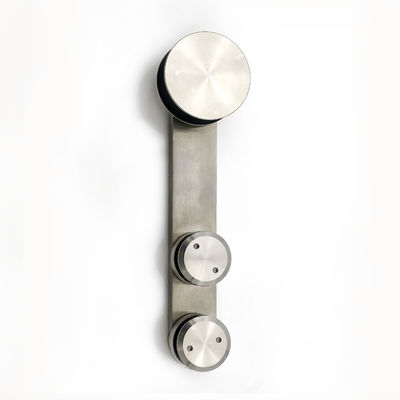 Бесрамочный стеклянный душевой зал Rolling Barn Sliding Door Track Hardware Kit с акриловой подножкой