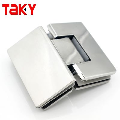 135 градусов Душевой экран Завеса с квадратным стеклянным дизайном и функцией самозакрытия