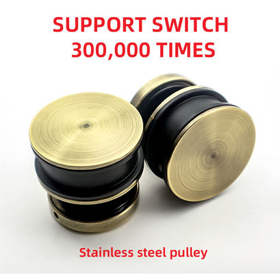 Оптовый комплект фурнитуры для раздвижной безрамной стеклянной двери из нержавеющей стали