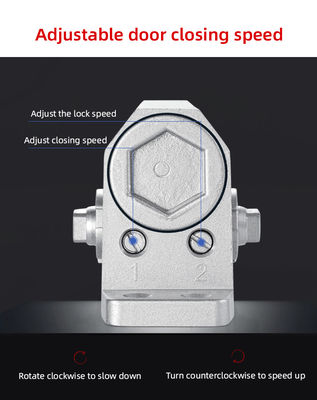 Прочный алюминиевый гидравлический дверной доводчик 60 кг с регулируемой скоростью