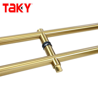 Luxury H Type Stainless Steel Entrance без рамы дверные ручки запираемые стеклянные ручки