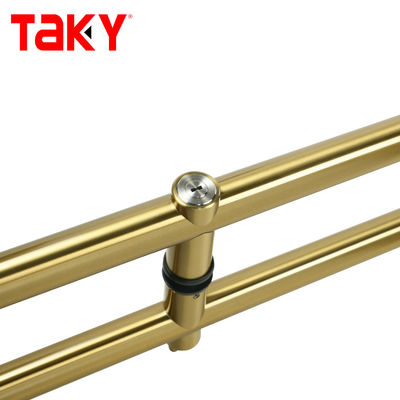 Luxury H Type Stainless Steel Entrance без рамы дверные ручки запираемые стеклянные ручки