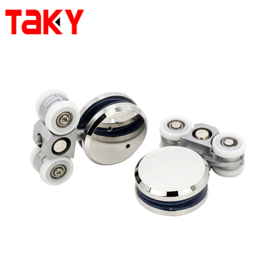 Тяжелая стеклянная роликовая дверь 50 кг + грузоподъемность