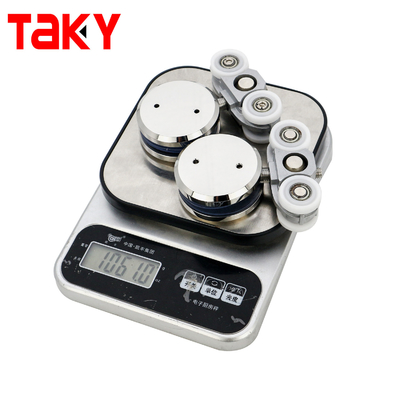 Тяжелая стеклянная роликовая дверь 50 кг + грузоподъемность