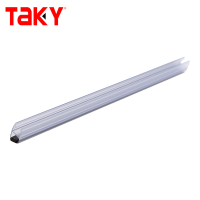 ПВХ прозрачная уплотнительная полоса для душевой двери с нижним краем 10 мм, прозрачная