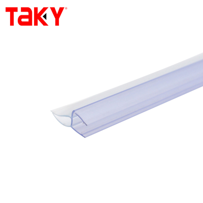 Прозрачный ПВХ дверной уплотнитель для душа 10 мм водонепроницаемый