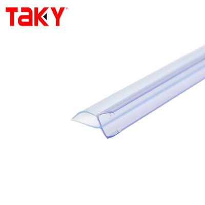 Прозрачный ПВХ дверной уплотнитель для душа 10 мм водонепроницаемый