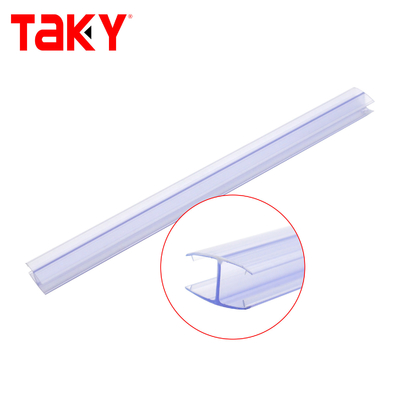 Душевая раздвижная безрамная стеклянная дверь ПВХ водонепроницаемая уплотнительная полоса