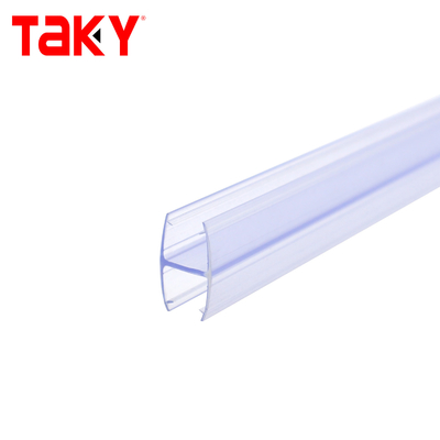 Душевая раздвижная безрамная стеклянная дверь ПВХ водонепроницаемая уплотнительная полоса