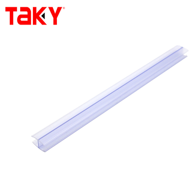 Душевая раздвижная безрамная стеклянная дверь ПВХ водонепроницаемая уплотнительная полоса