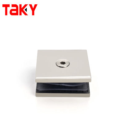 Квадратный зажим для стеклянной двери душевой кабины, крепление к стене ванной комнаты к стеклу