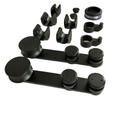 Хорошая цена Современный дизайн Круглый поднос Сдвижной Хранилище Дверь оборудования набор для двойной подвесной рельсовой системы онлайн