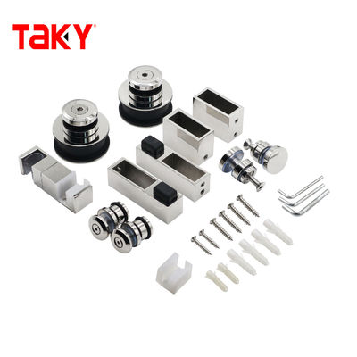 Хорошая цена Нержавеющая сталь стеклянные раздвижные двери аксессуары Квадратный тип Прочный и бюджетный онлайн