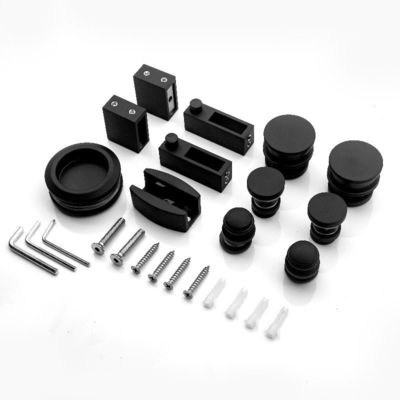 Хорошая цена Сдвижная дверь, треки, садовый комплект, душ, оборудование, аксессуары, стекло, нержавеющая сталь онлайн