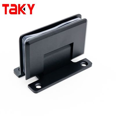 Хорошая цена Современная ванная комната H ПЛАТ 90 градусов Стенный монтаж без рамы стеклянный душ экран дверь поворотный петль онлайн