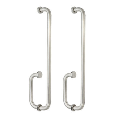 Хорошая цена Китайский дизайн стиль из нержавеющей стали Душевая стеклянная дверная ручка для дверной ручки онлайн