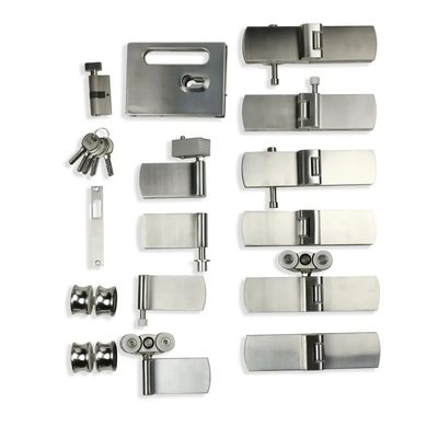 Хорошая цена Сатин/Польская отделка складной стеклянной раздвижной двери для офисной стеклянной перегородки онлайн