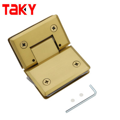 Хорошая цена Сливер/Черный 135 градусов стекло-стеклянный душ с конструкцией из нержавеющей стали онлайн