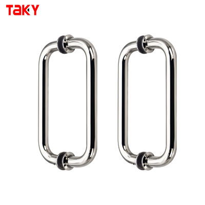 Хорошая цена Гостиница ванная душа стеклянная дверь тянуть ручку нержавеющая сталь 304 стеклянная дверь ручка онлайн