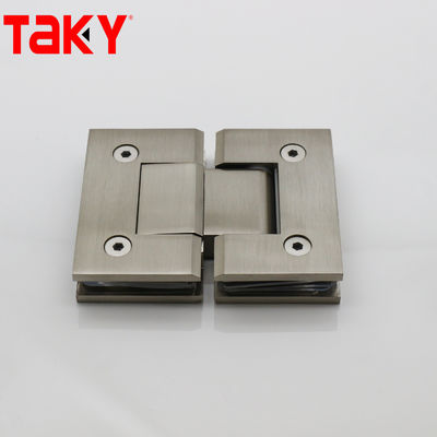 Хорошая цена Петля для стеклянной двери в душевую комнату, матовая, сплошная, в современном стиле, на 180 градусов онлайн