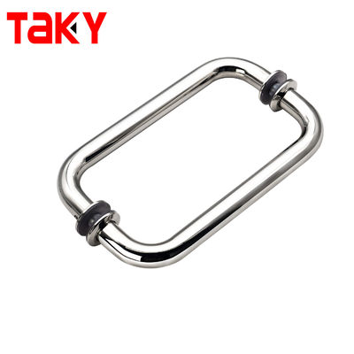 Хорошая цена Настраиваемые плоские стеклянные дверные ручки с двусторонним стеклом онлайн