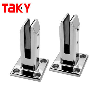 Зажим для стеклянных перил из нержавеющей стали 8-12 мм, крепление на болтах, петля для стекла