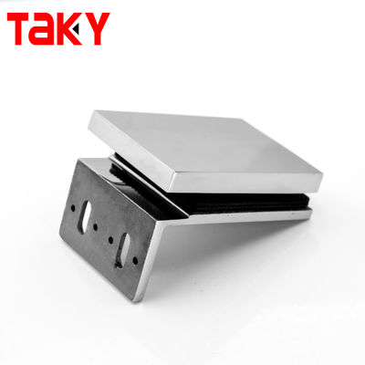 Modern Design Stainless Steel Wall to Glass Corner Clamp Brackets Glass Door Clamps Shower Glass Door Hinge
