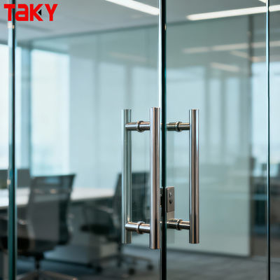 Нержавеющая сталь Полированная дверная ручка для душа Внутренняя стеклянная дверная ручка
