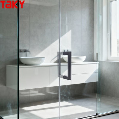 Хорошая цена Modern Black Stainless Steel 304 Glass Door Handle Sliding Shower Door Handle онлайн