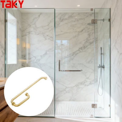 Хорошая цена Тип G современная роскошная ручка для полотенец в отеле из нержавеющей стали со стеклянной дверью онлайн