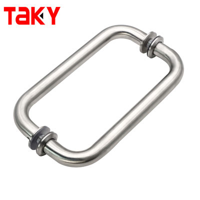 Хорошая цена Hot Sale Round Glass Door Handle Stainless Steel Shower Handle Bathroom Sliding Glass Door Pull Handle
 онлайн