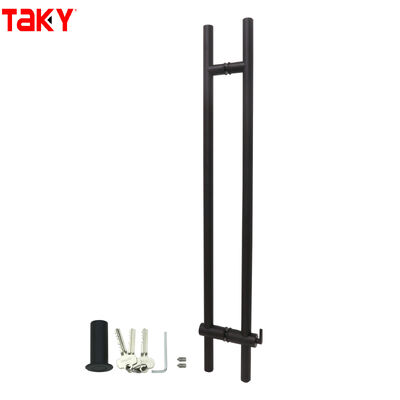 Хорошая цена Модерн стиль нержавеющей стали H тип блокировки стеклянной дверной ручки для душа и домашнего использования онлайн