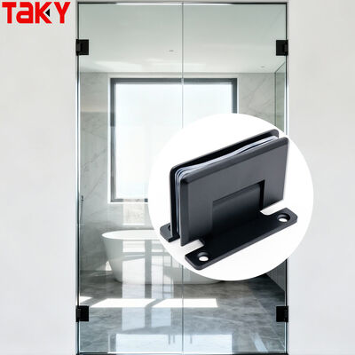 90 Degree Wall Mount Stainless Steel 304 Glass Shower Hinge for 8-12mm Glass Thickness