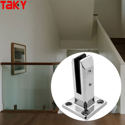 Хорошая цена Нержавеющая сталь 316 безрамочная стеклянная застежка для ограждения стекла толщиной 8-12 мм онлайн