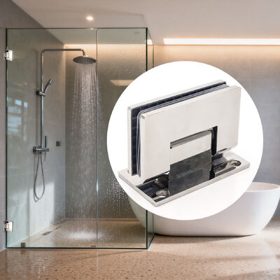 Хорошая цена Крепление на стену для душа, квадратный угол 90 градусов, угловая стеклянная дверь, поворотный экран, петля для стеклянной двери онлайн