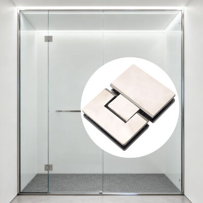 180 градусов открытия из нержавеющей стали 304 без рамы Душевой панцирь для 8-12 мм толщины стекла