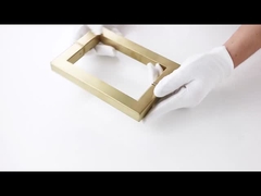 TK-H001 Золотая стеклянная дверная ручка