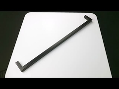 TK-C039 Черная стеклянная дверная ручка